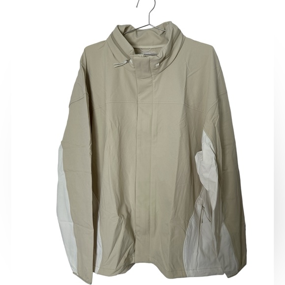 NWT Outdoor Voices Men’s RecTrek Zip-Up Jacket in Calcite/Milk Stone XXXL - Picture 12 of 16